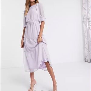 LAVENDER MIDI DRESS